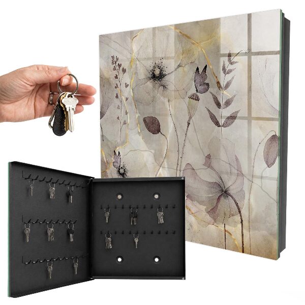 Key storage box Delicate flora