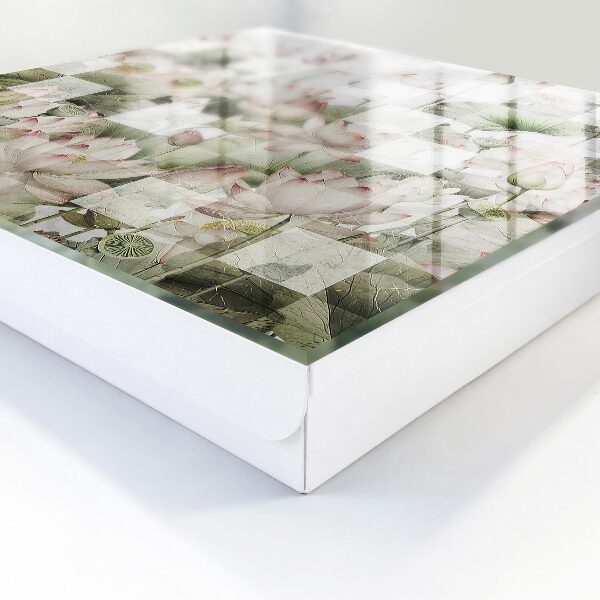 Key cabinet for wall Geometric lilies