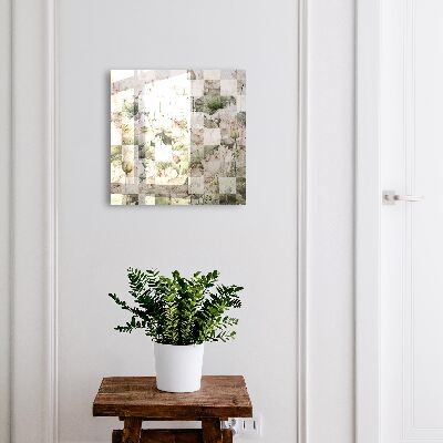 Key cabinet for wall Geometric lilies