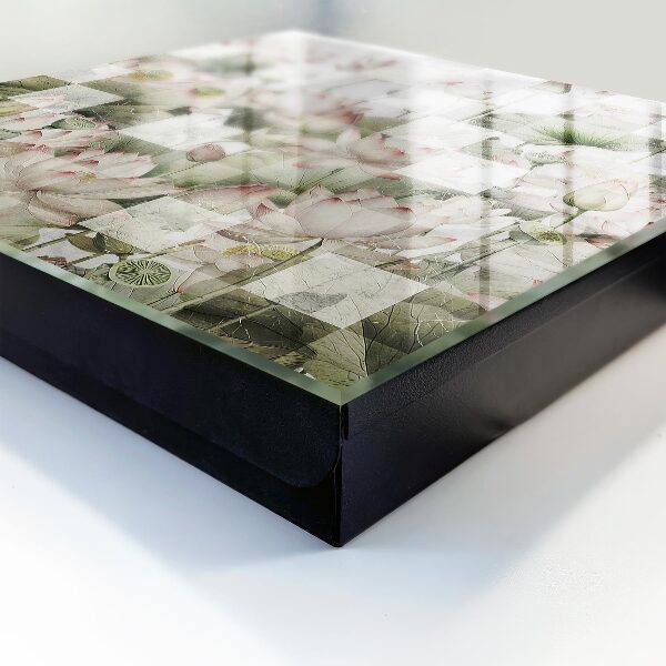 Key cabinet for wall Geometric lilies