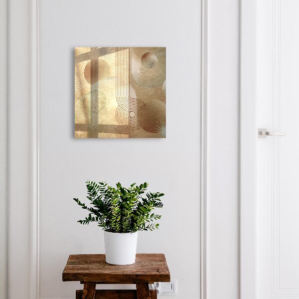 Key cabinet for wall Geometric shapes