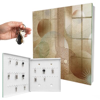 Key cabinet for wall Geometric shapes