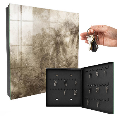 Key storage box Jungle beige