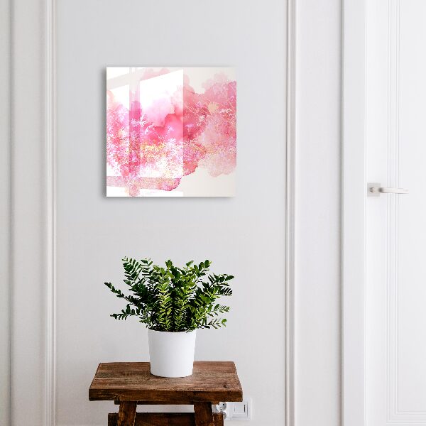 Key cabinet for wall Flower landscape