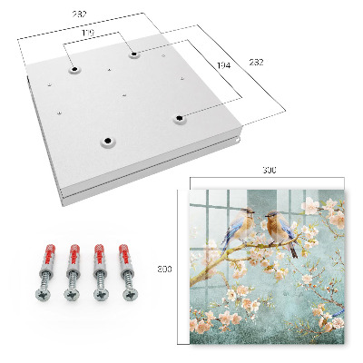 Key storage box Spring scene