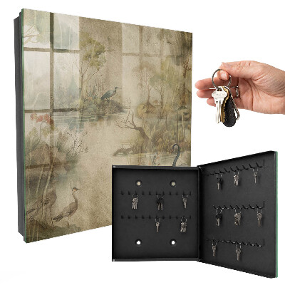 Key cabinet for wall Idyllic nature