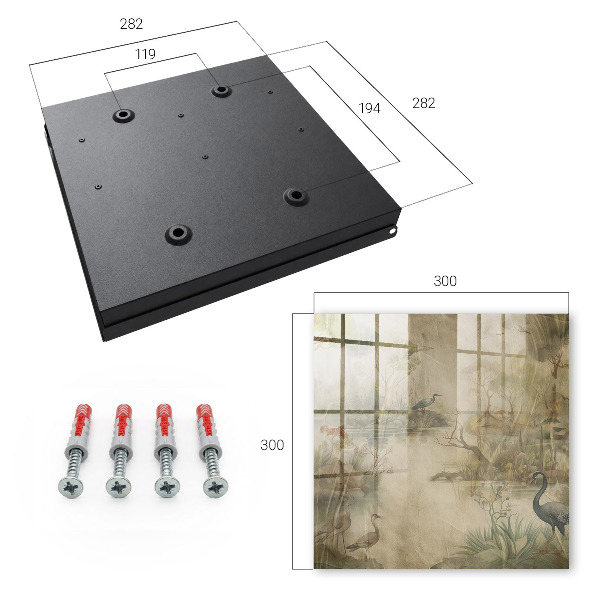 Key cabinet for wall Idyllic nature