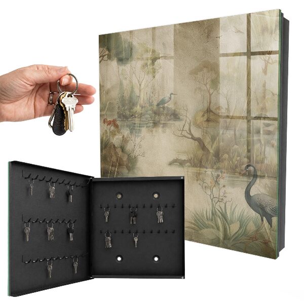 Key cabinet for wall Idyllic nature