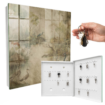 Key cabinet for wall Idyllic nature