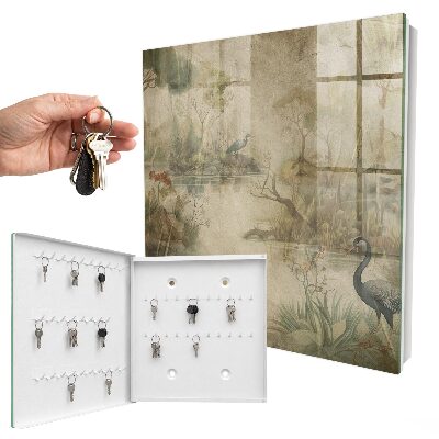 Key cabinet for wall Idyllic nature