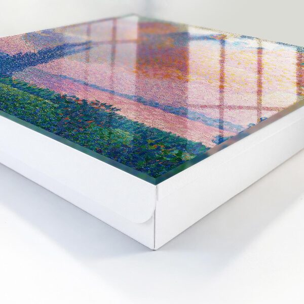 Key cabinet for wall Colorful nature