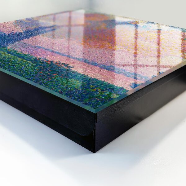 Key cabinet for wall Colorful nature