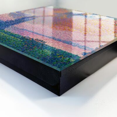 Key cabinet for wall Colorful nature