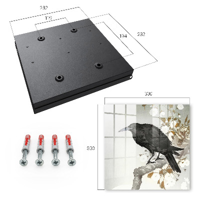 Key storage box Black Raven