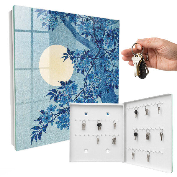 Key box Moonlit night