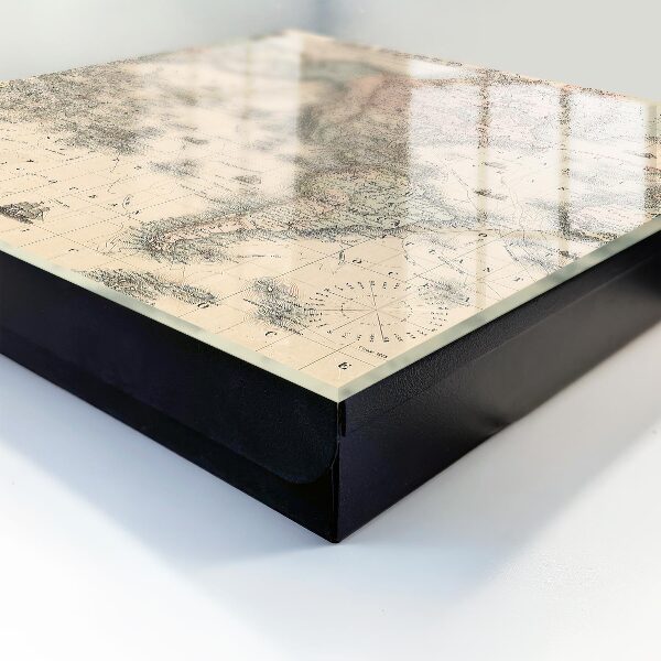 Key storage box World map