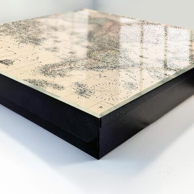 Key storage box World map