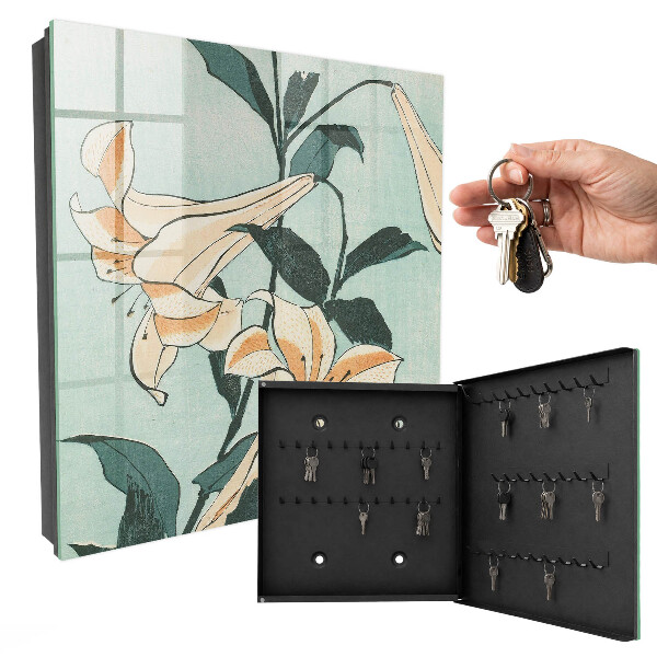 Key box Delicate lilies