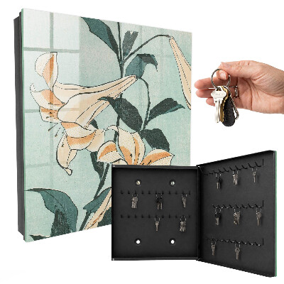 Key box Delicate lilies