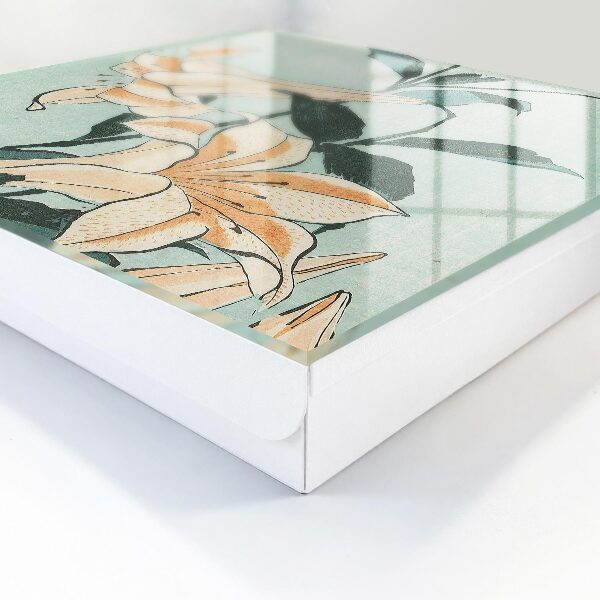 Key box Delicate lilies