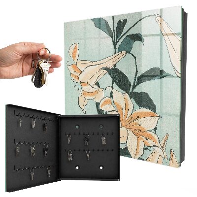 Key box Delicate lilies