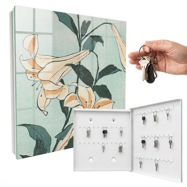 Key box Delicate lilies