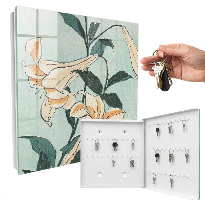 Key box Delicate lilies