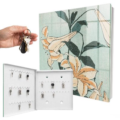Key box Delicate lilies