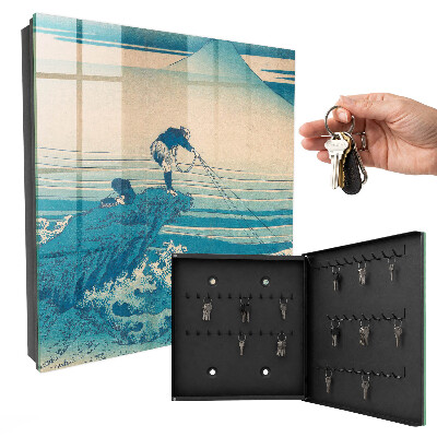 Key storage box The Fisherman and the Waves