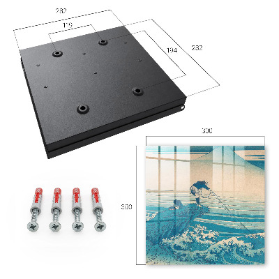 Key storage box The Fisherman and the Waves