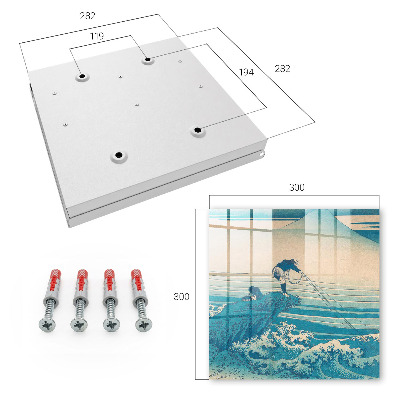 Key storage box The Fisherman and the Waves