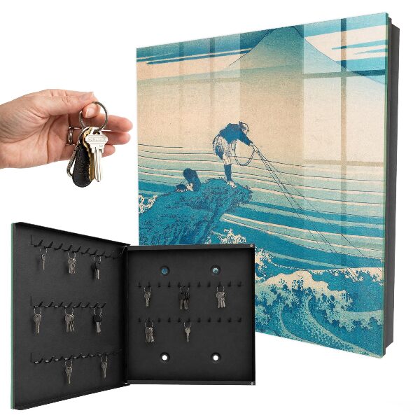 Key storage box The Fisherman and the Waves