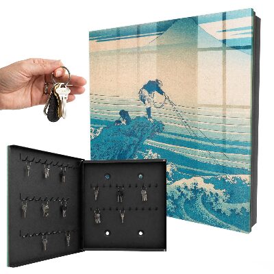 Key storage box The Fisherman and the Waves