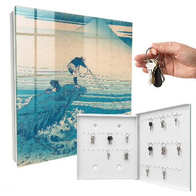 Key storage box The Fisherman and the Waves