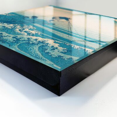 Key storage box The Fisherman and the Waves