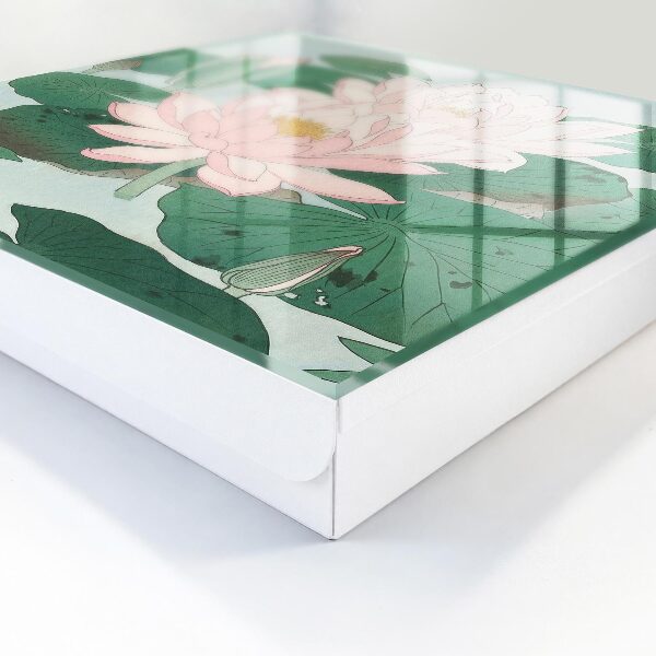 Key cabinet for wall Water lilies
