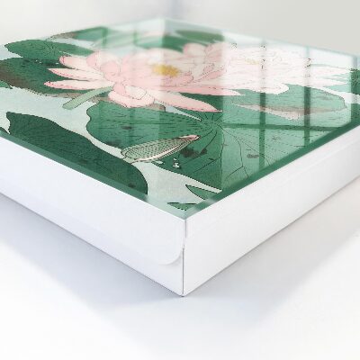 Key cabinet for wall Water lilies