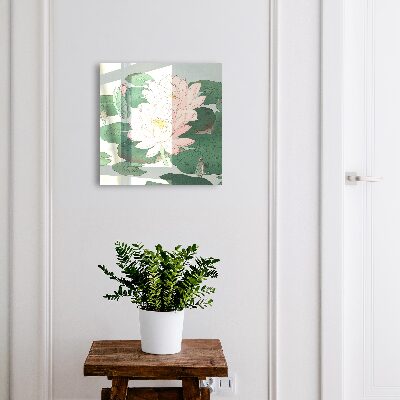 Key cabinet for wall Water lilies