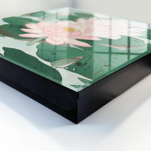 Key cabinet for wall Water lilies