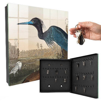 Key storage box Exotic bird