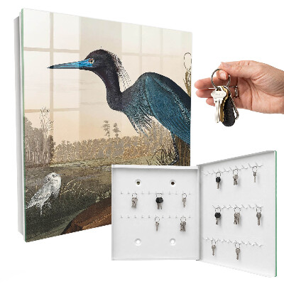 Key storage box Exotic bird
