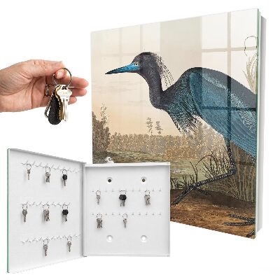 Key storage box Exotic bird