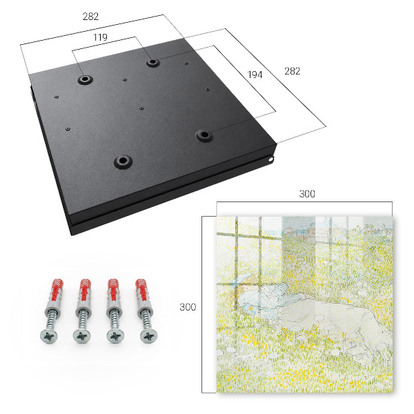 Key cabinet for wall Idyllic rest