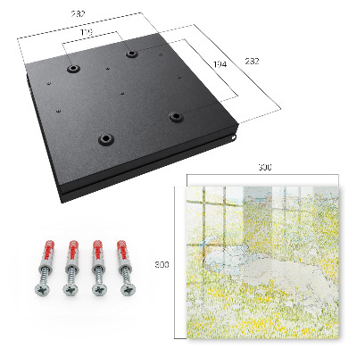 Key cabinet for wall Idyllic rest