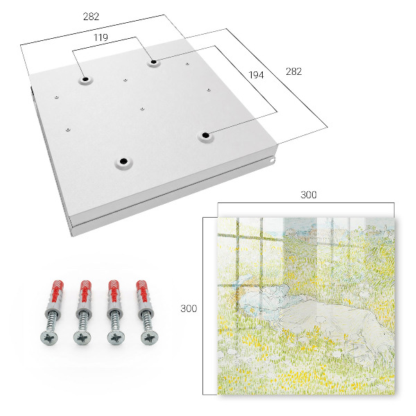 Key cabinet for wall Idyllic rest