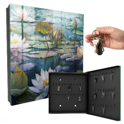 Key storage box Water flowers
