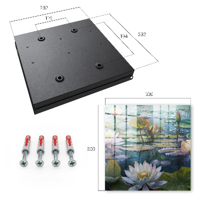 Key storage box Water flowers