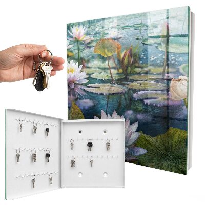 Key storage box Water flowers