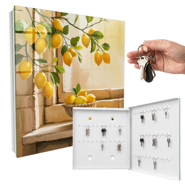 Key cabinet for wall Lemon freshness