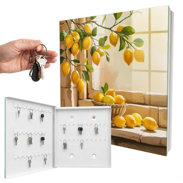 Key cabinet for wall Lemon freshness
